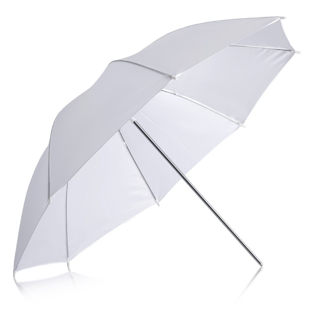 Photography Lighting With Umbrella - Parapluie diffuseur de lumière blanc, portable,