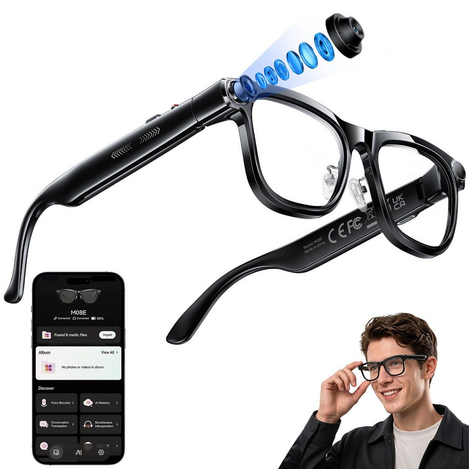 Photography Lighting Spotlight - Lunettes Intelligentes IA avec Traduction en