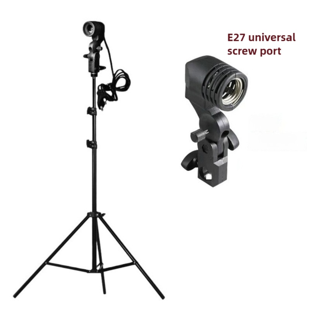 Photography Lighting With Umbrella - Support d'ampoule 2M, douille AC E27