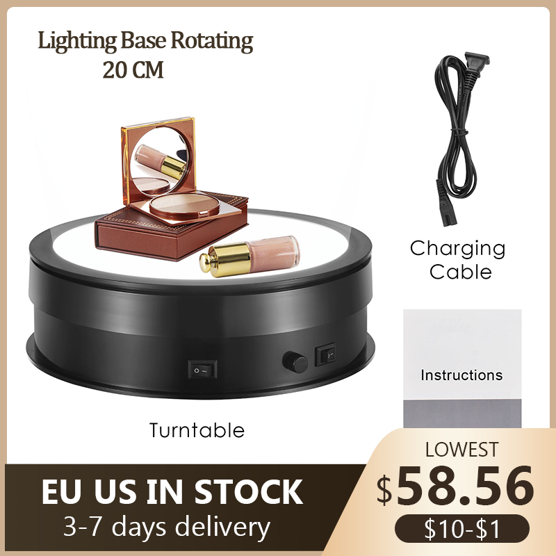 Photography Lighting For Jewelry - Plateau tournant de photographie électrique, Base