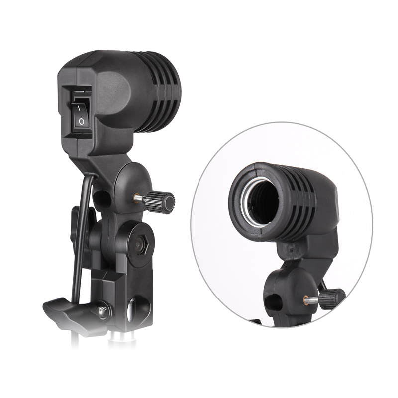 Photography Lighting With Umbrella - Support d'ampoule avec câble de 1.8m,