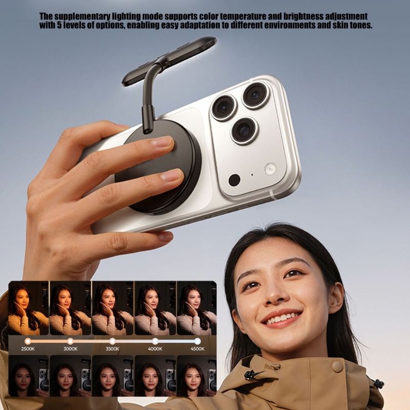 Photography Lighting Book - Lampe magnétique portative livre lampe téléphone