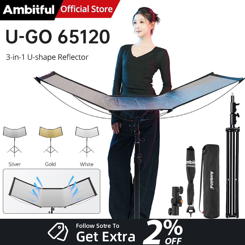 Photography Lighting Type - AMBITFUL 3in1 Kit de réflecteur de