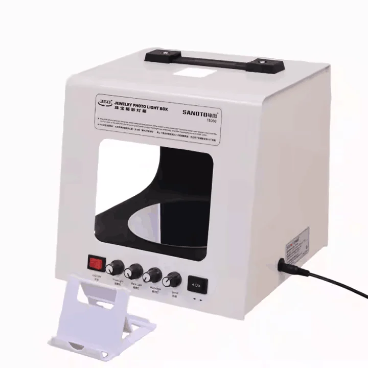 Photography Lighting For Jewelry - Nouvelle plateforme tournante portable Sanoto TB20