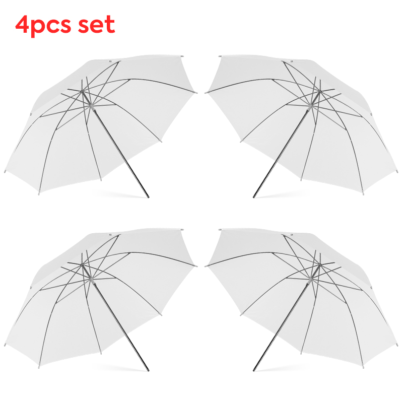 Photography Lighting With Umbrella - Parasol diffuseur de lumière blanc transparent