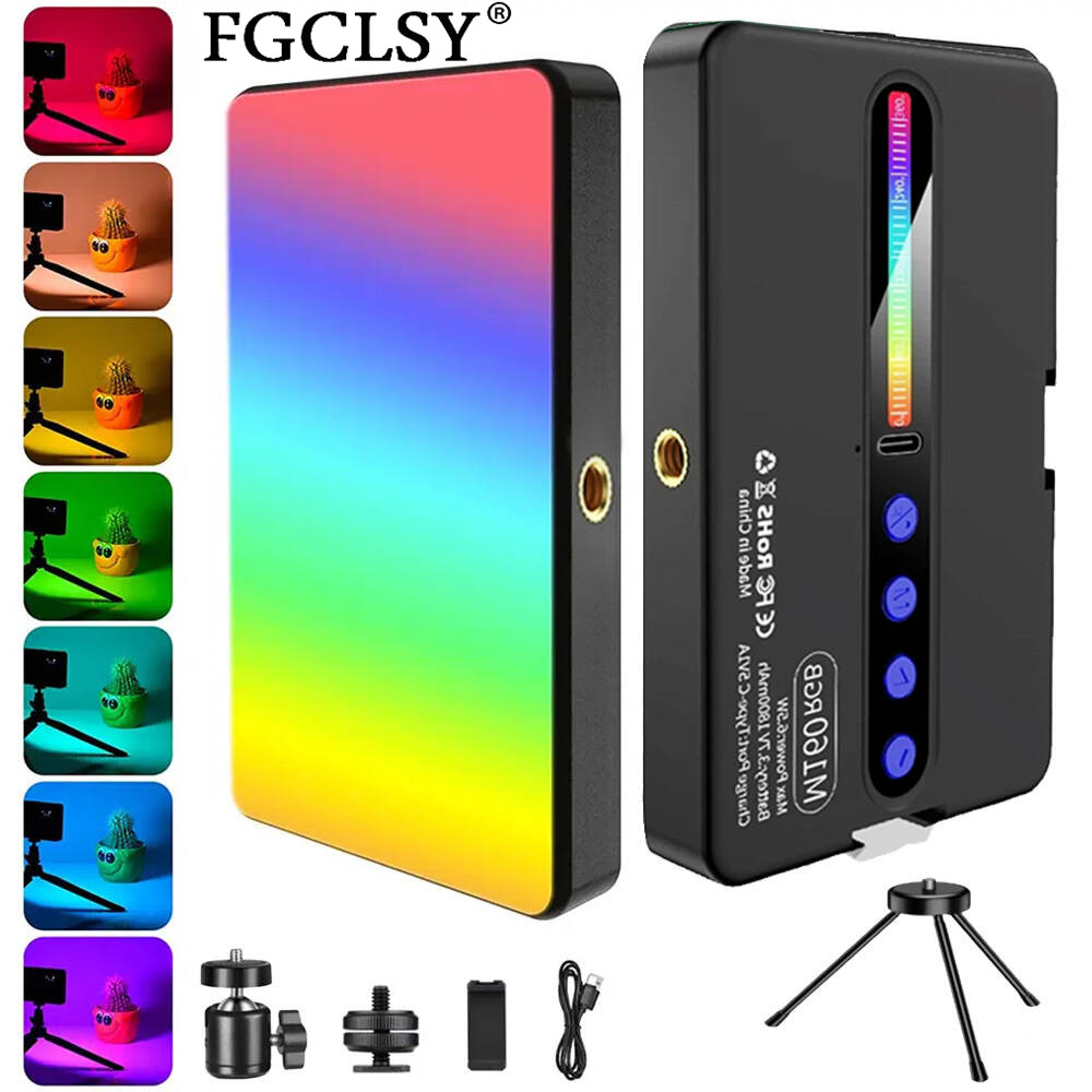 Photography Lighting With Umbrella - Lumière de caméra LED RGB, Kit