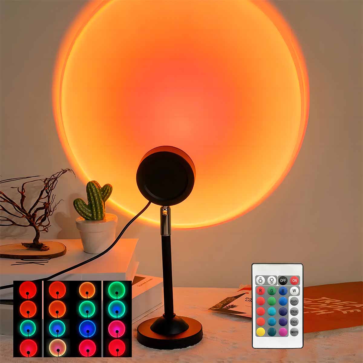 Photography Lighting Wall - Lampe de projection coucher de soleil
