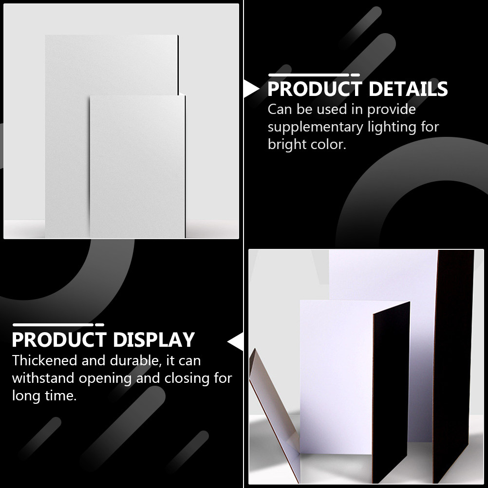 Photography Lighting Outdoor - Panneau Réflecteur Pliable Noir et Blanc