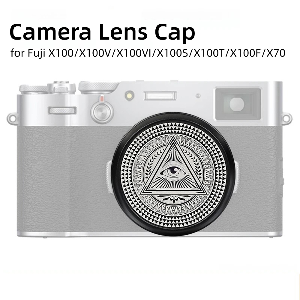 Fujifilm Camera X100Vi - Capuchon d'objectif d'appareil photo vintage en