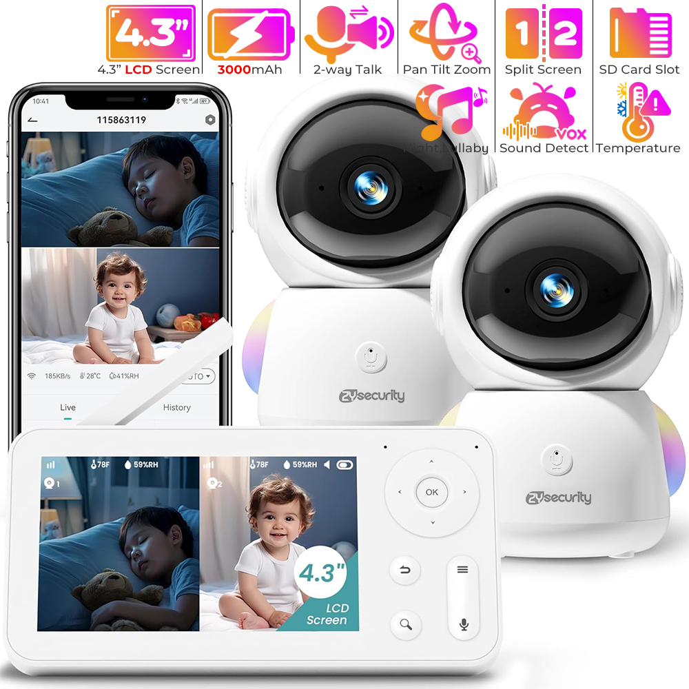 Photography Lighting With Umbrella - Babyphone 2K avec 2 Caméras et