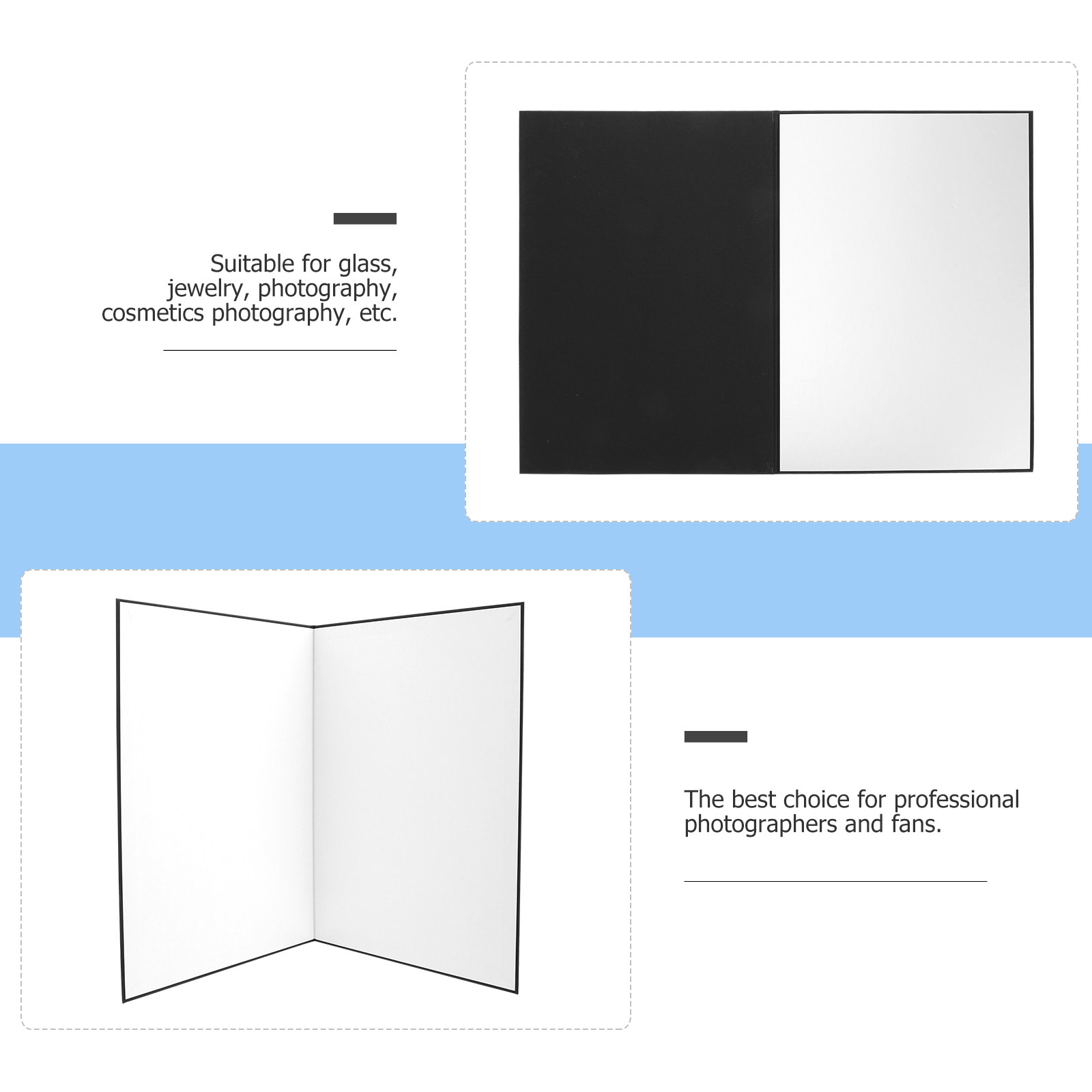 Réflecteur pliable A4 en carto - Photography Lighting For Jewelry avis et prix