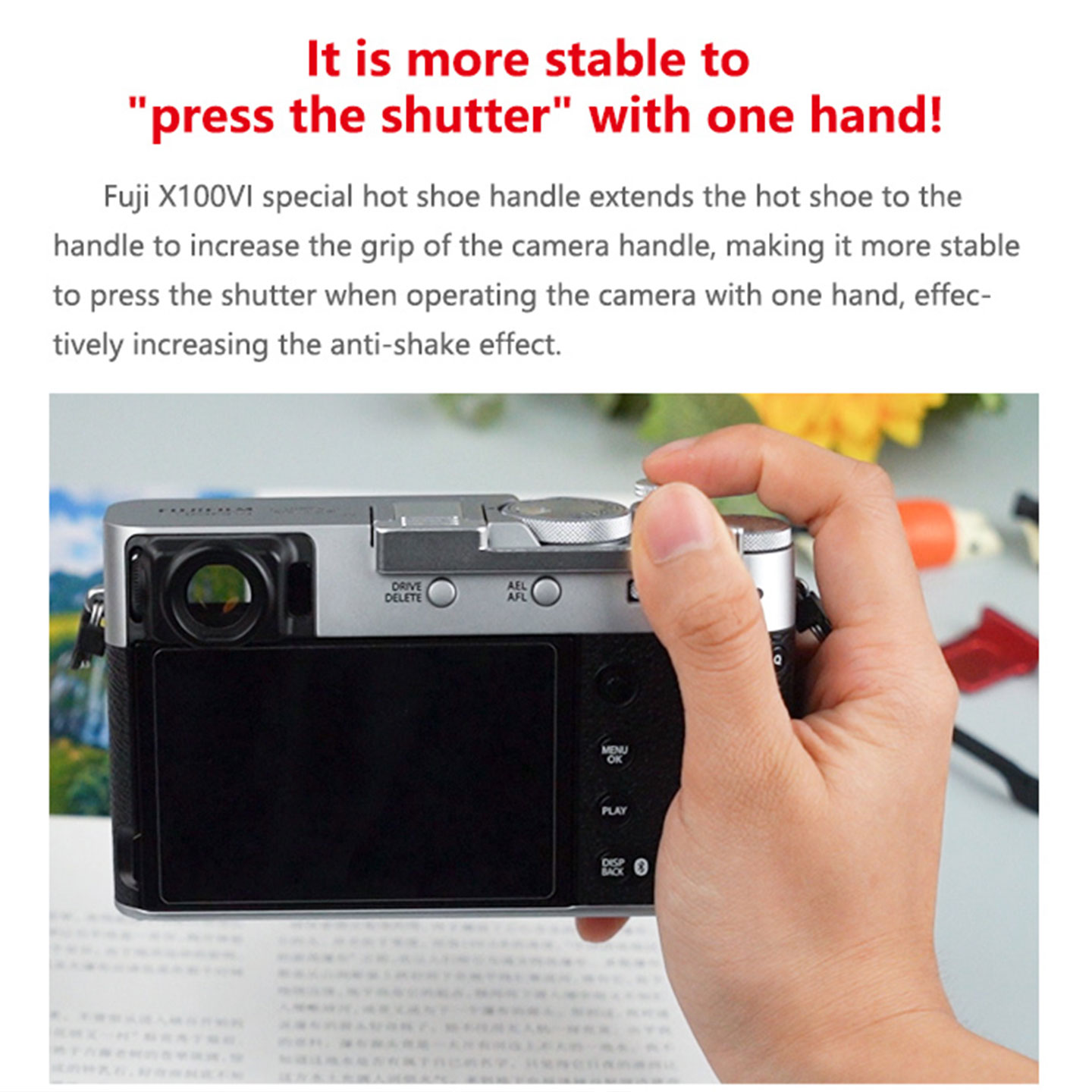 Pour Fujifilm X100Vi poignée p - Fujifilm Camera X100Vi avis et prix
