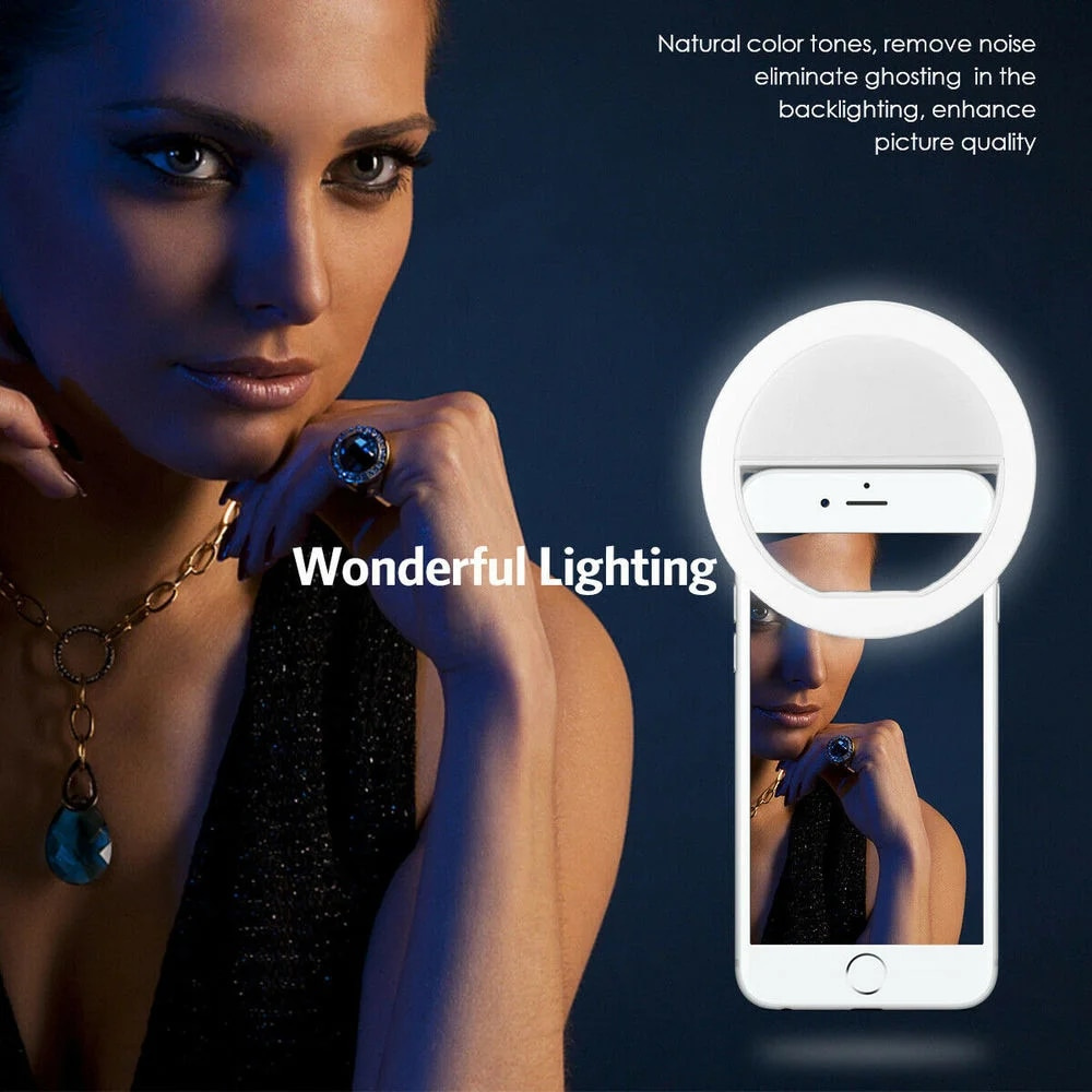 Lampe LED pour selfie, lumière - Photography Lighting Spotlight avis et prix