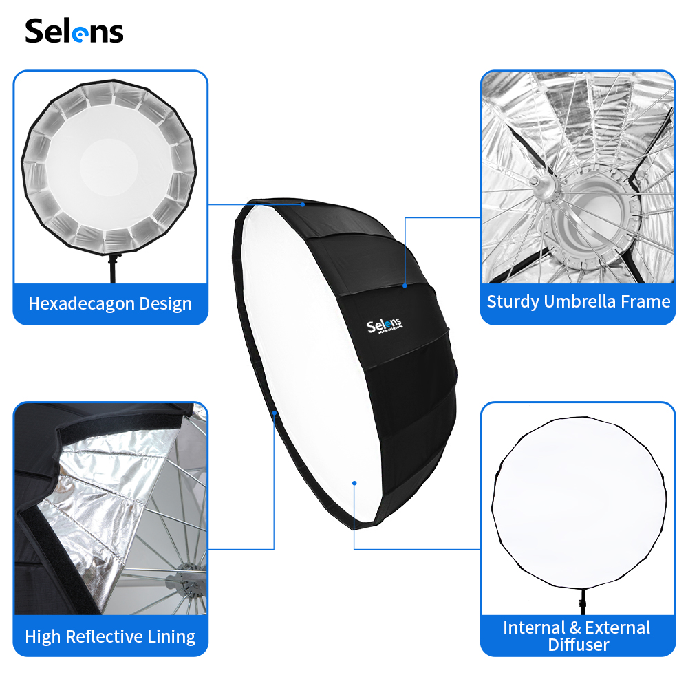 Selens-Parapluie Radar Softbox - Photography Lighting With Umbrella avis et prix