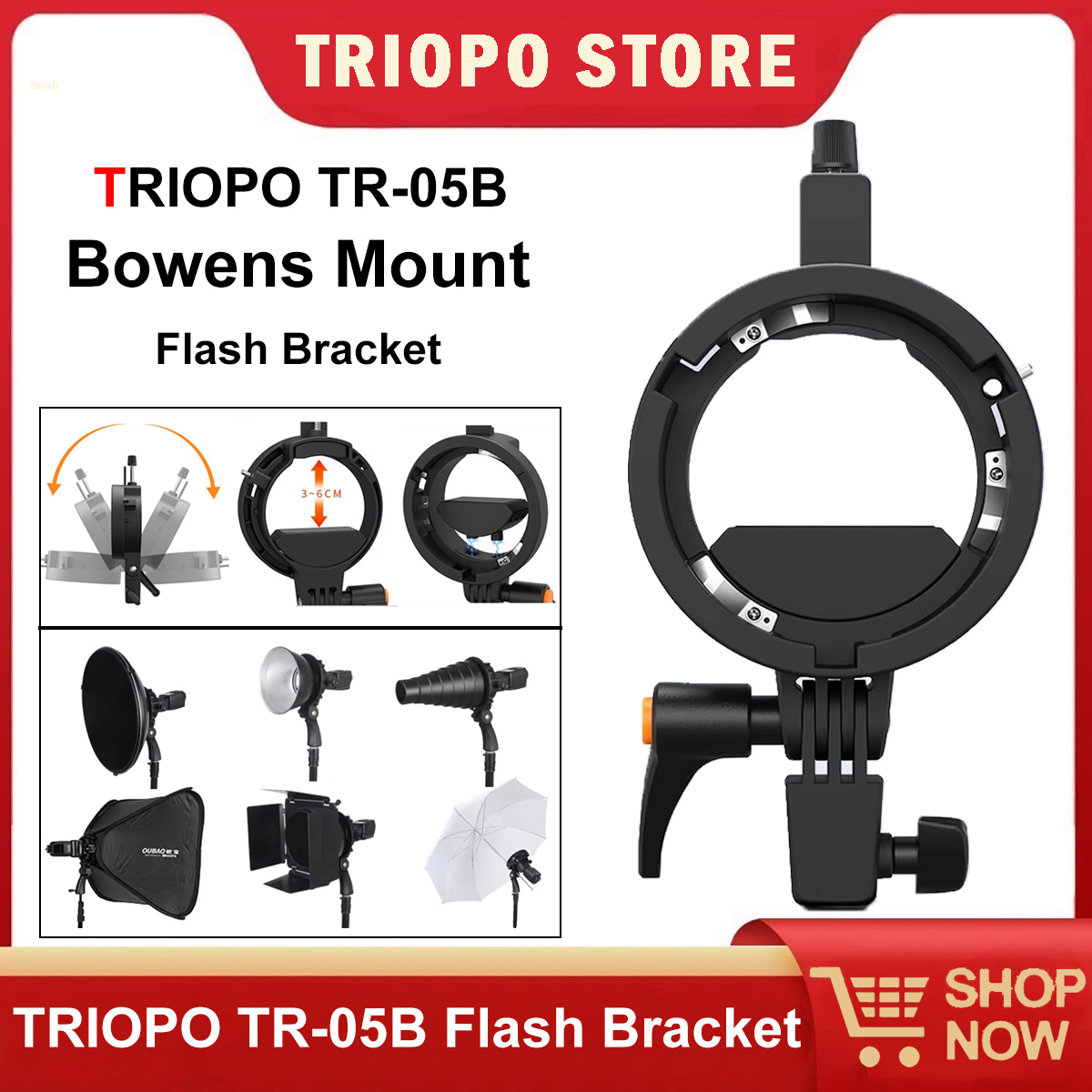 TRIOPO – support universel Spe - Godox Speedlite Flash avis et prix