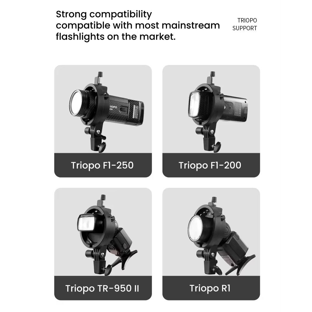 TRIOPO – support universel Spe - Godox Speedlite Flash avis et prix