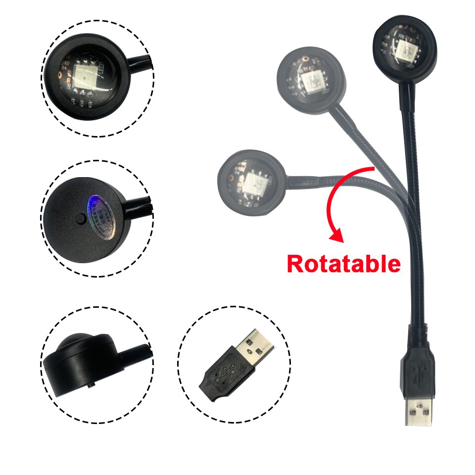 USB charge LED coucher de sole - Photography Lighting Wall avis et prix