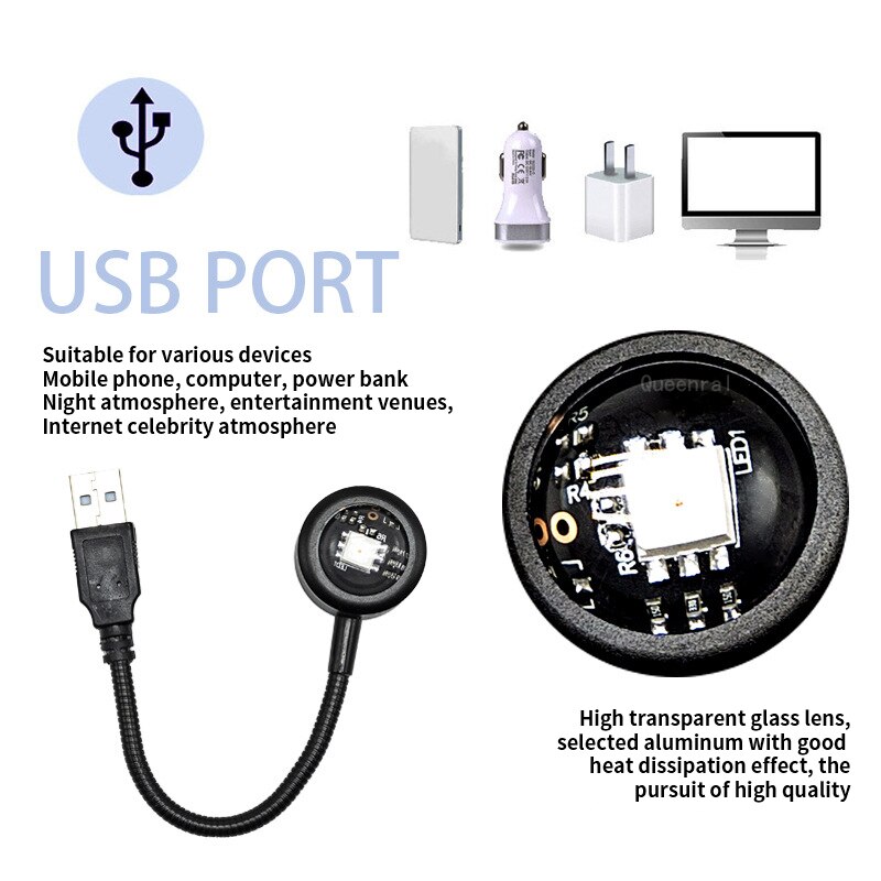 USB charge LED coucher de sole - Photography Lighting Wall avis et prix