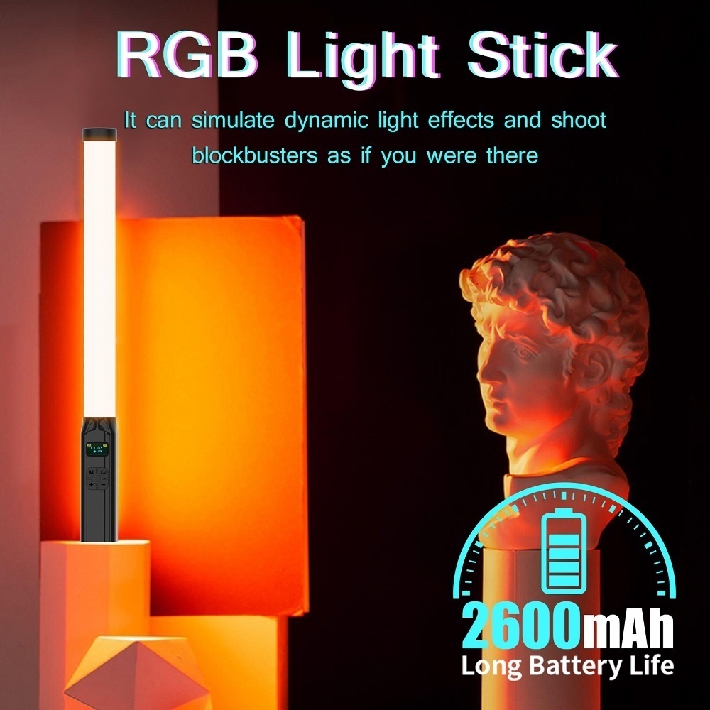 Baguette lumineuse RVB légère  - Photography Lighting Type avis et prix