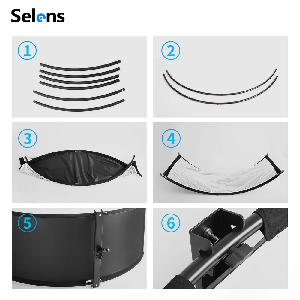 Selens 4 en 1 type U 105x260 c - Photography Lighting Type avis et prix