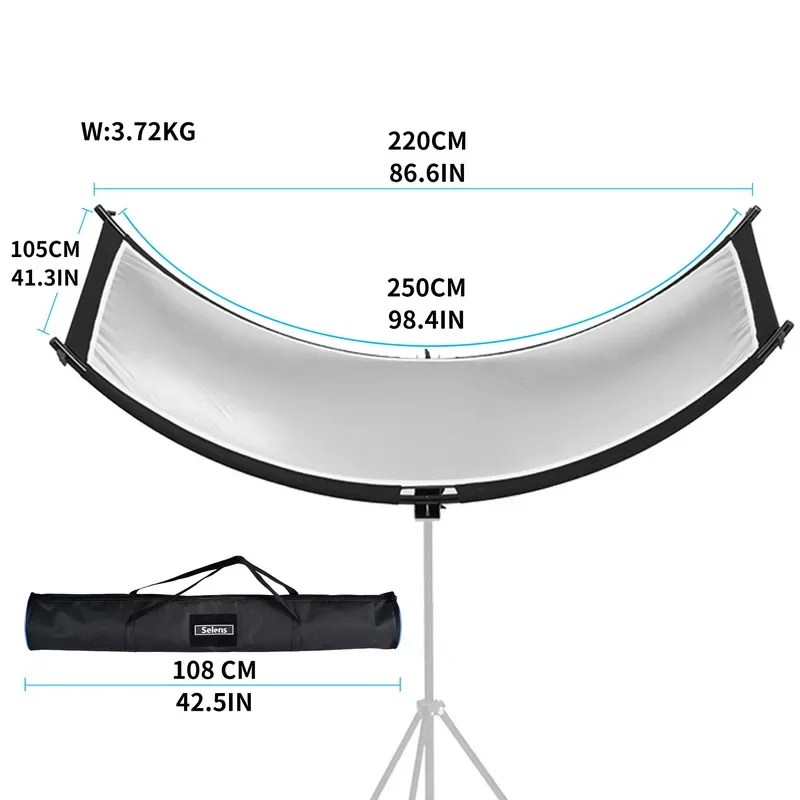 Selens 4 en 1 type U 105x260 c - Photography Lighting Type avis et prix