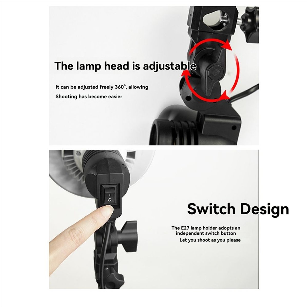 Support de lampe photo A40I 1, - Photography Lighting With Umbrella avis et prix