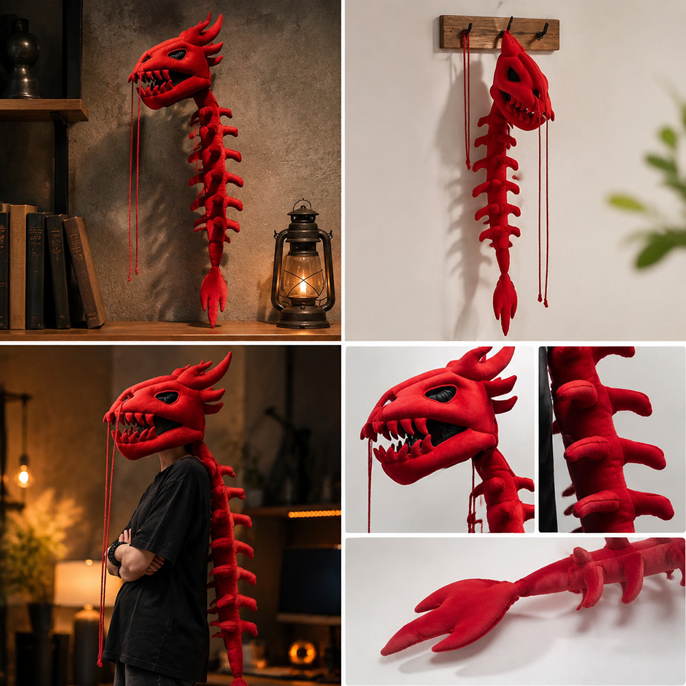 Masque de tête de dinosaure en - Photography Lighting Wall avis et prix