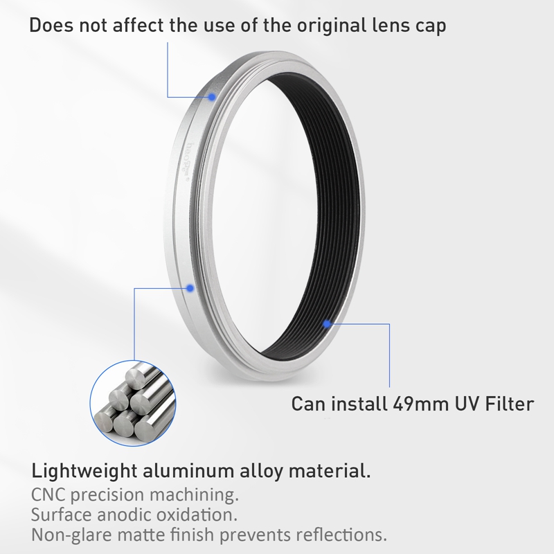 Haoge – bague d'adaptation de  - Fujifilm Camera X100Vi avis et prix