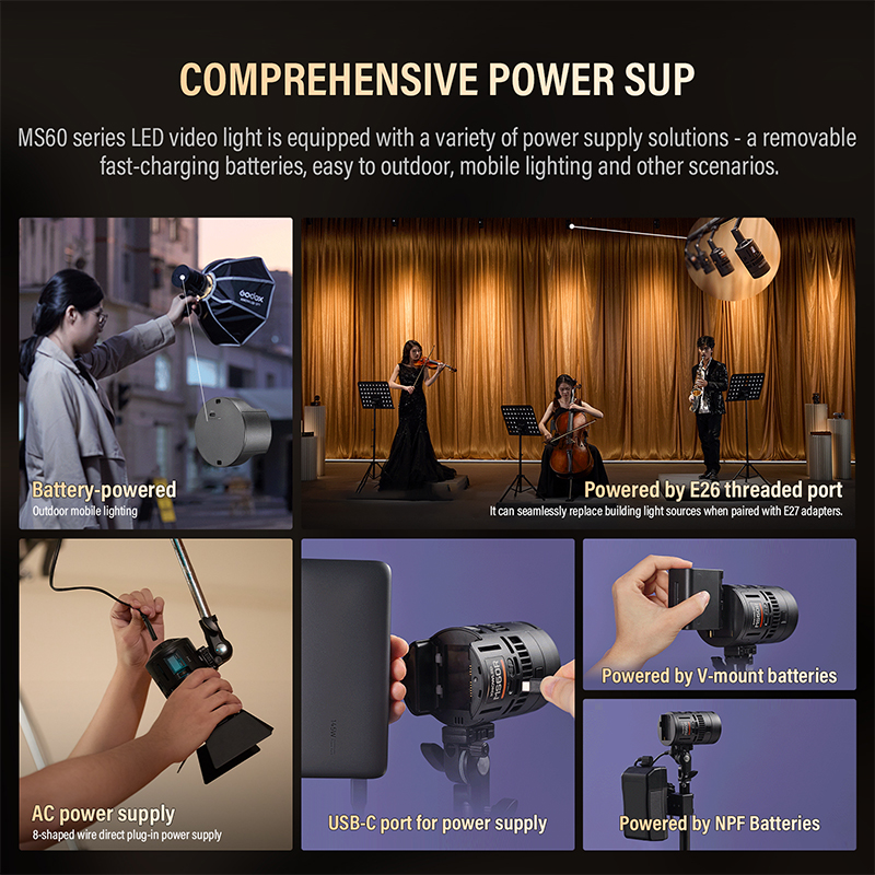 Godox RS60Bi RS60R 60W LED Mon - Photography Lighting Outdoor avis et prix