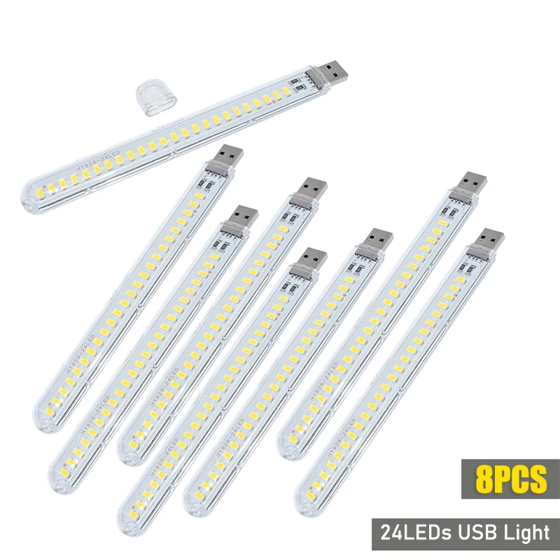 DC5V USB lumière LED 24LED 8LE - Photography Lighting Book avis et prix