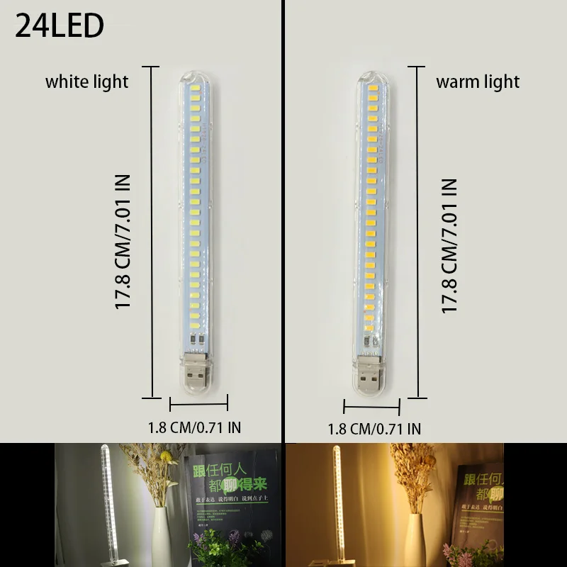 DC5V USB lumière LED 24LED 8LE - Photography Lighting Book avis et prix